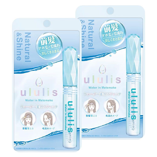 우루리스 워터 인 헤어 정돈 스타일링 스틱 블루 10mL H2O (아쿠아) 1종 2개세트 (내추럴 & 윤기)