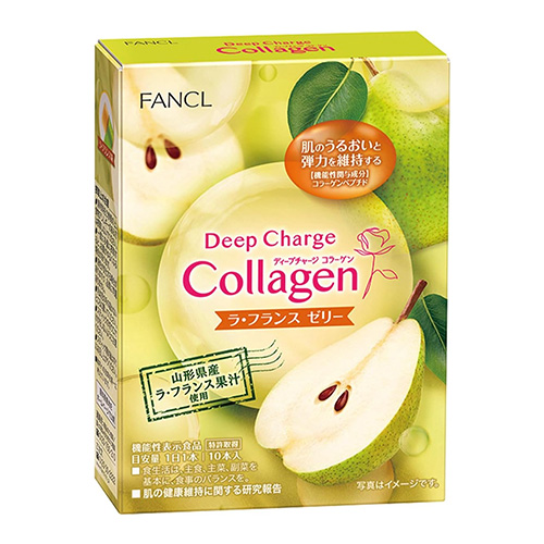 FANCL 판클 딥차지 콜라겐 스틱 젤리 10일분 라 프랑스 맛 (20g×10개입) 