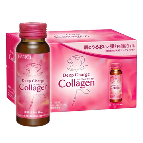 FANCL 판클 딥차지 콜라겐 드링크 10일분 피치맛 (50ml×10병)