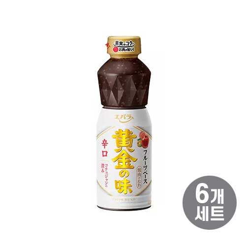 에바라 황금의 맛 매운맛 360g 6개