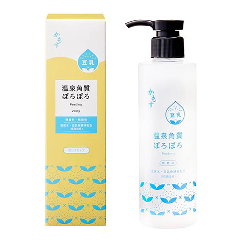 가모스 온천수·두유 발효액 각질 포로포로 전신 가능 필링 젤 200g 무향료  무착색