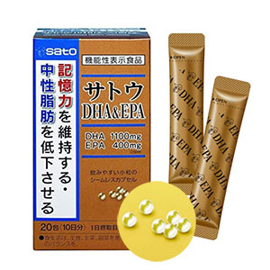 사토제약 EPA&DHA 20포(10일분) 