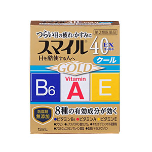 스마일40 EX 골드 쿨  (청량감 5단계) 13ml 【제2류의약품】 라이온제약