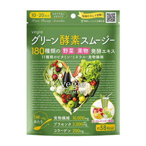 베지에 그린 효소 스무디 200g 180종류 과일 야채 플라센타,콜라겐 함유 Kiyora
