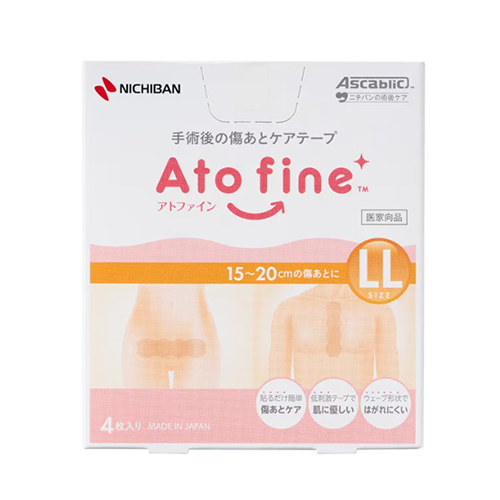Ato fine (아토파인) ATFL 니치반 아토파인 흉터 케어 테이프 LL사이즈  60mm×214mm 4매입 ATFLL