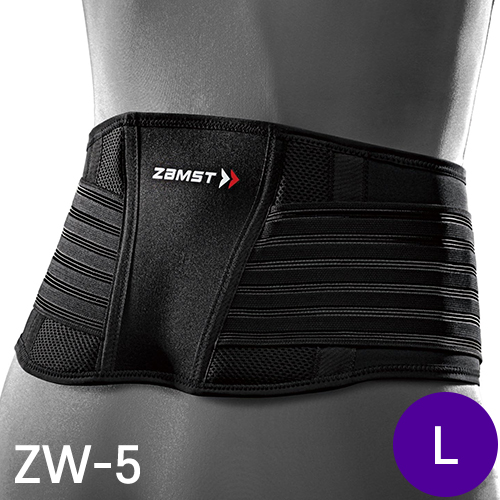 잠스트 ZAMST ZW-5시리즈 허리 서포터 (경량형 / 압박 조절 / 통기성) L사이즈